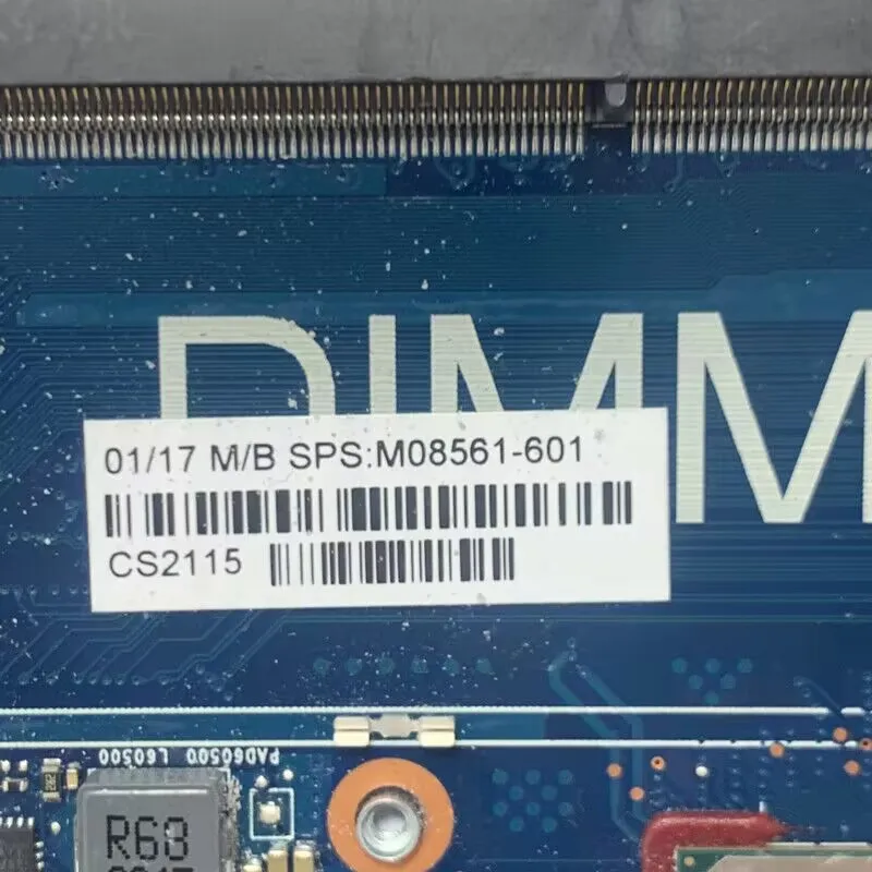 Placa-mãe portátil para HP, 100% testado, M08561-001, M08561-501, M08561-601, 830, G7, W, SRGKV, I7-10610U, CPU 6050A3136201-MB-A01(A1)