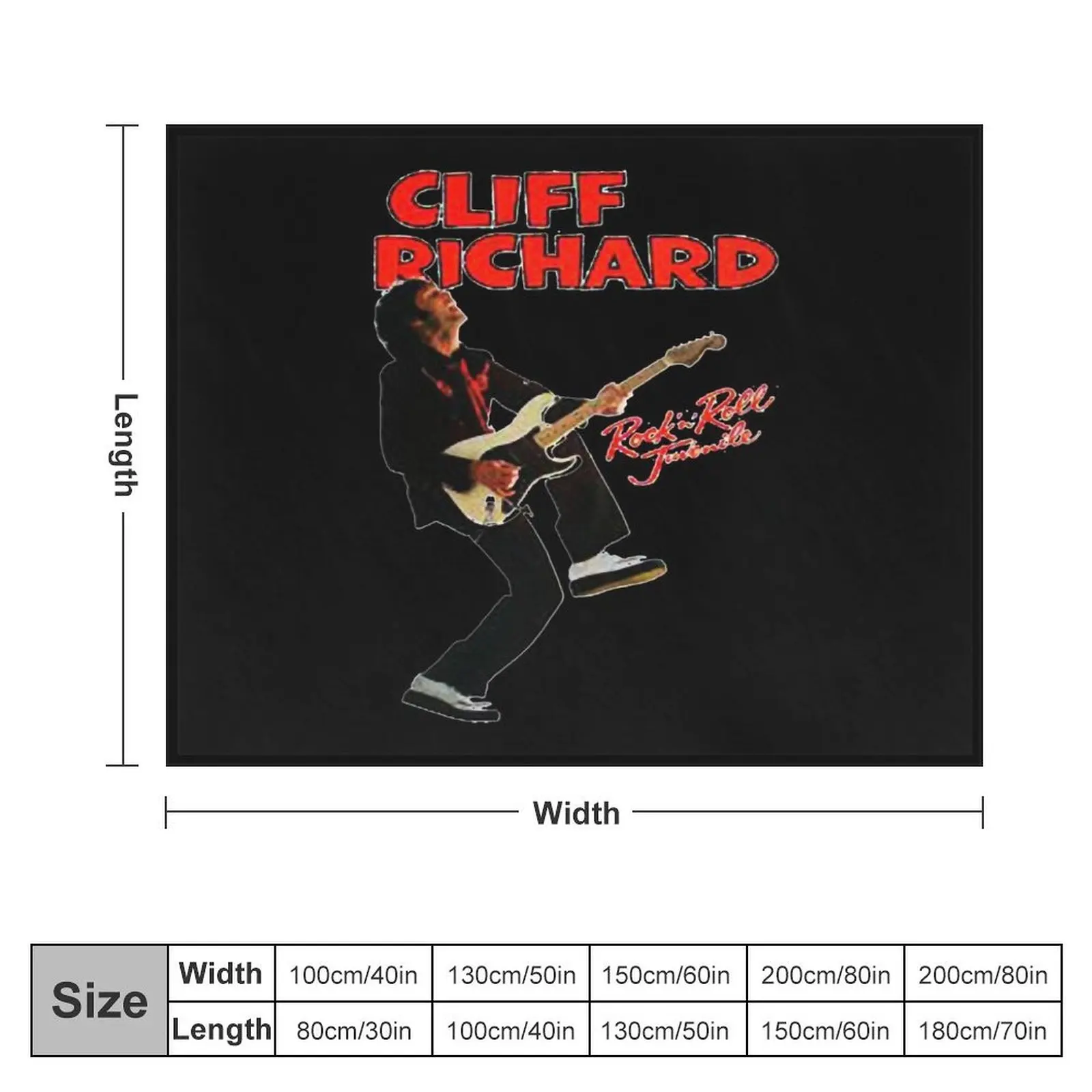 Cliff Richard Throw Blanket Thermal for winter Luxury St Warm Blankets