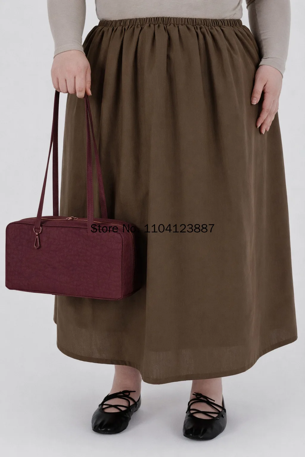 Nylon Quadratische Schultertasche Große Kapazität Canvas-Handtasche Leichte Reißverschluss-Tragetasche Tägliche Pendler-Reisetasche Aufbewahrungstasche Fitness-Geschenk – Detail 7