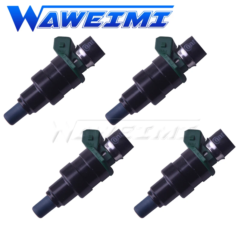 

WAWEIMI 4PCS on Stock Black Color Fuel Injector for Benz 8(W114) S-class(W116) OEM 0280150035 for S Class 94-16 Fuel Injection