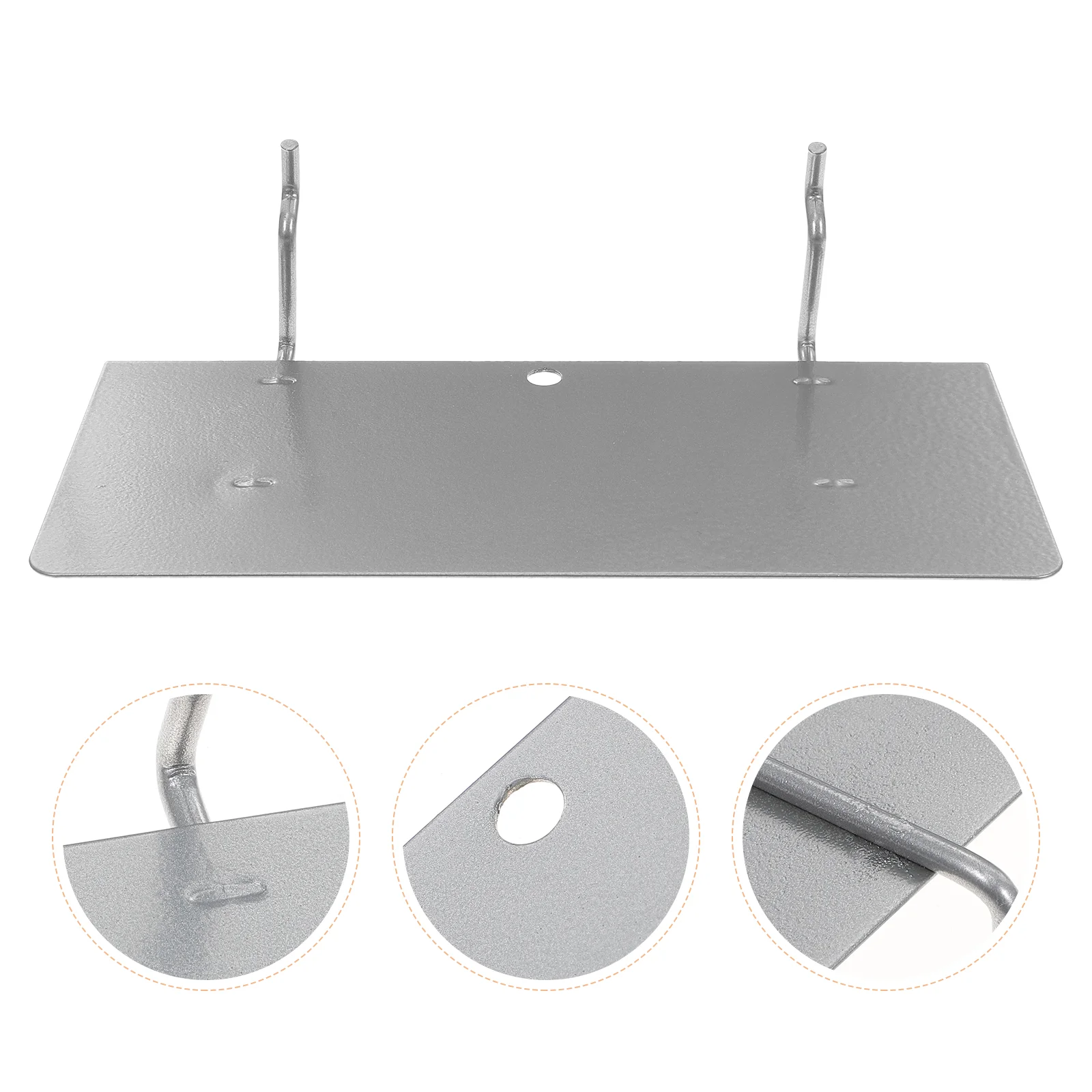 

2 Pcs Nail Board Shelf Heavy Duty Hooks Garage Accessories Shelves Brackets for Peg Display Stands Selling