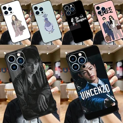 Vincenzo Cassano Kdrama Phone Case For iPhone 15 13 12 11 14 Pro Max Mini X XR XS Max SE 2020 2022 7 8 15 Plus Cover