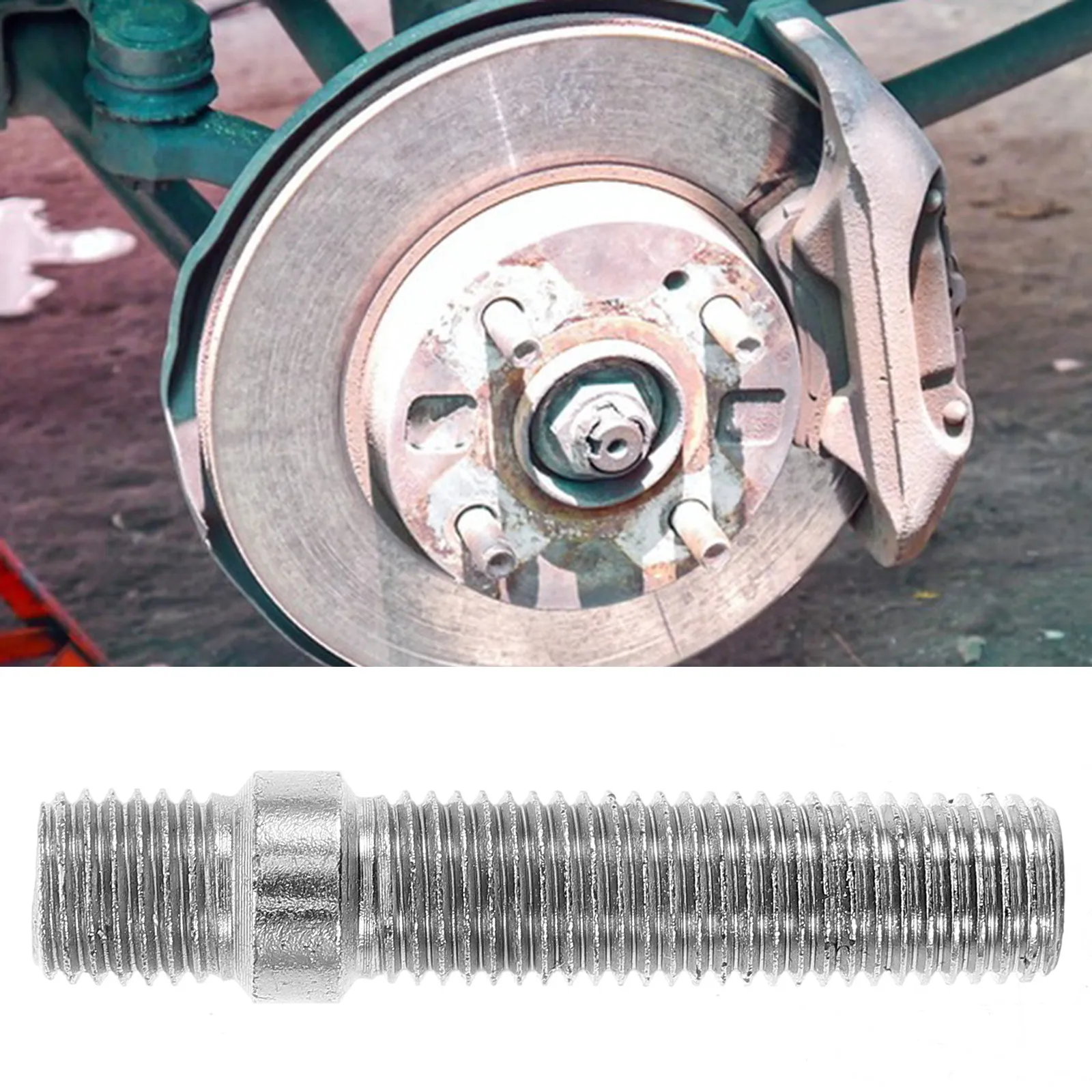 

Metal Wheel Hub Stud Car Tire Accessory Replacement Bolt Wheel Hub Screw Reverse Installation for Enhanced Stability Handling
