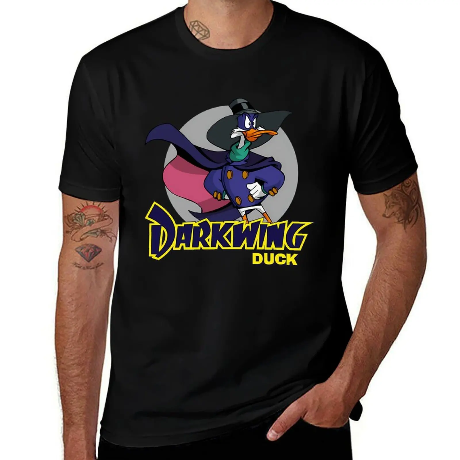 

Duck Darkwing T-Shirt Basic Daily Outfit Short Sleeve Tee