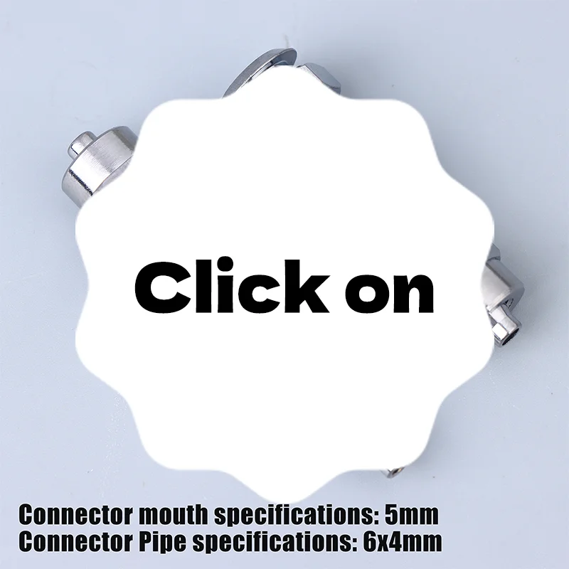 

Dental Air Water Quick Connector Anti-Retraction For Ultrasonic Scaler Stainless Steel Dentist Accessories