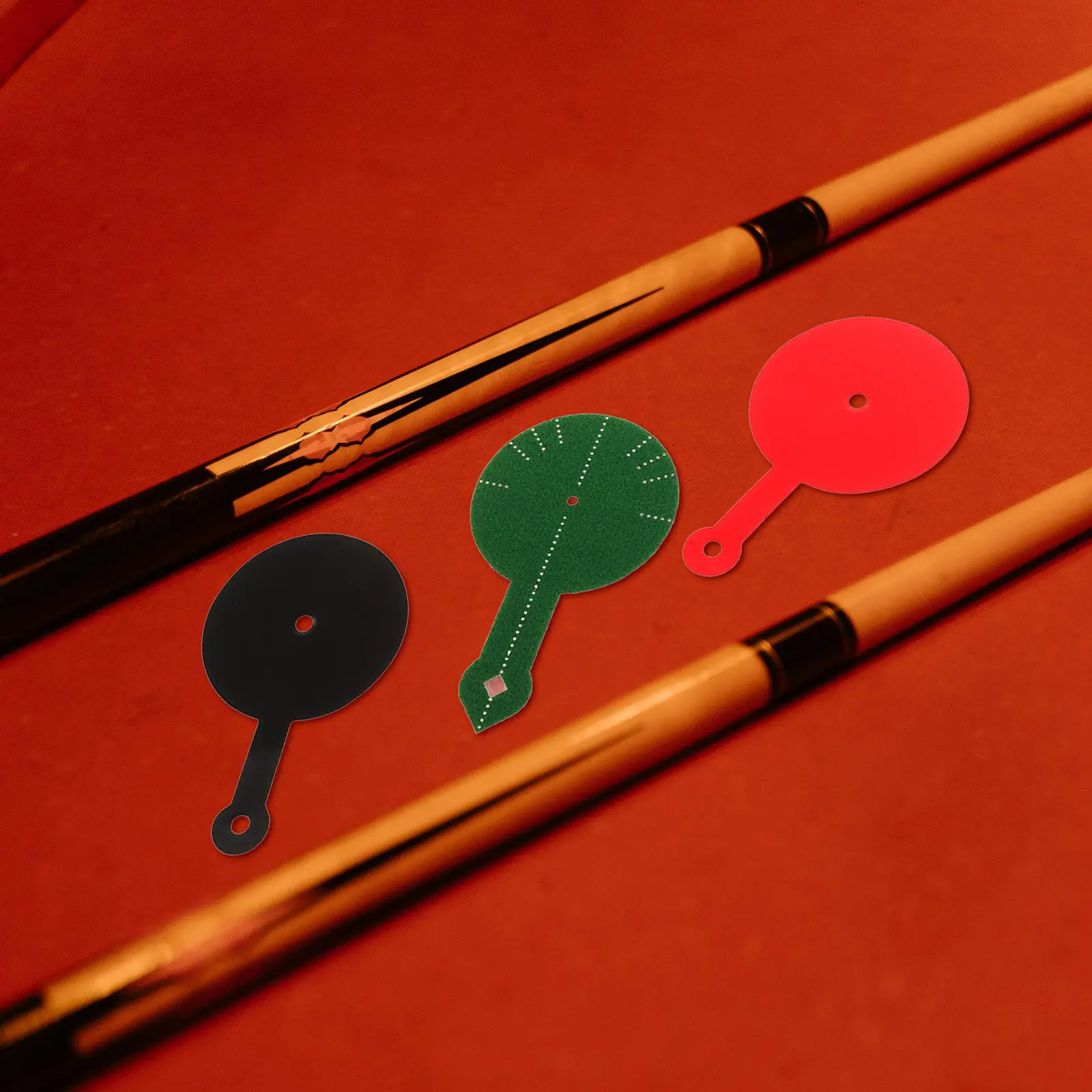 

Набор из 3 тренировочных накладок для бильярдного стола из хлопковой ткани: инструмент для отработки прицеливания, повышения точности и плавности движения шара