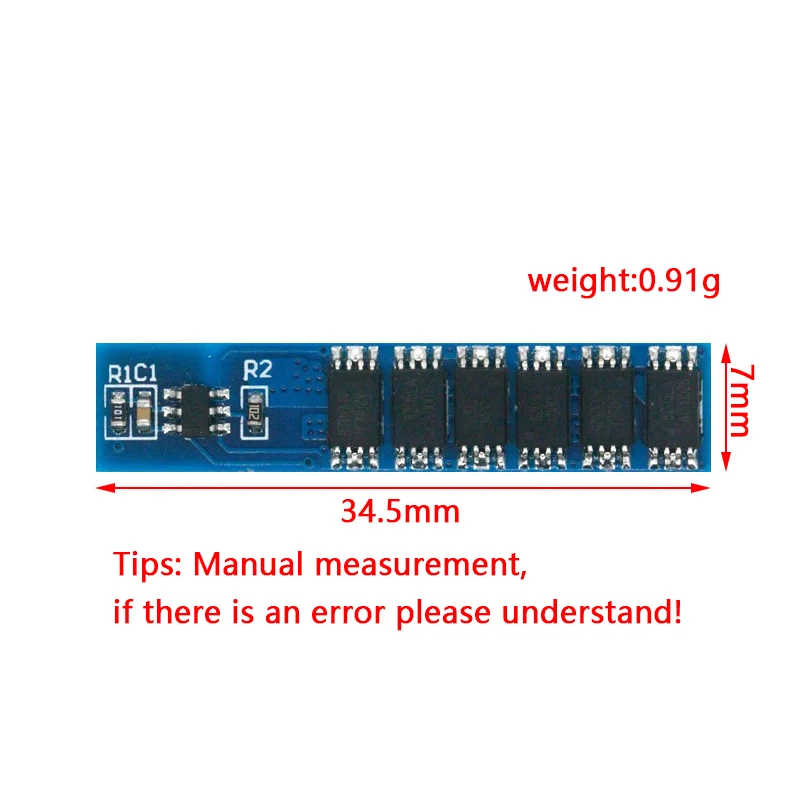 1S 15A li-ion BMS PCM battery protection board pcm for 18650 lithium ion li battery