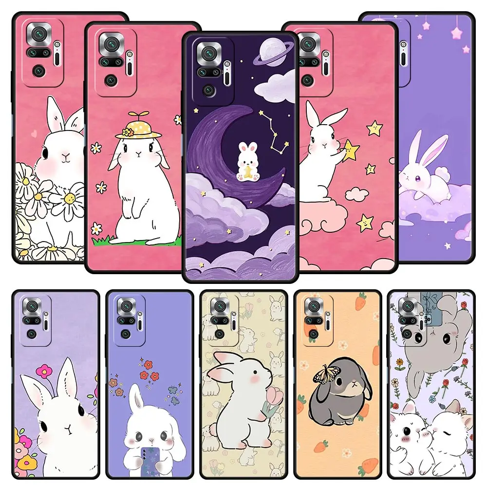 במקרה טלפון של xiaomi redmi 14 13 12 5g 11 10 pro בתוספת 4 גרם 9s 9 14c 12c 10c 9a רך tpu כריכה רכה חמוד צבעוני