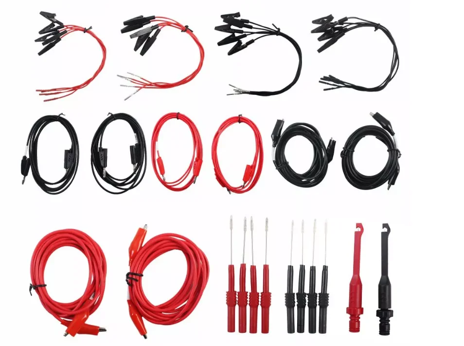 MST-150 Universal Multifunctional Wire Cable Line Probe Test Lead Banana Plug Connectors Whole Full Set Wiring Testing Kit