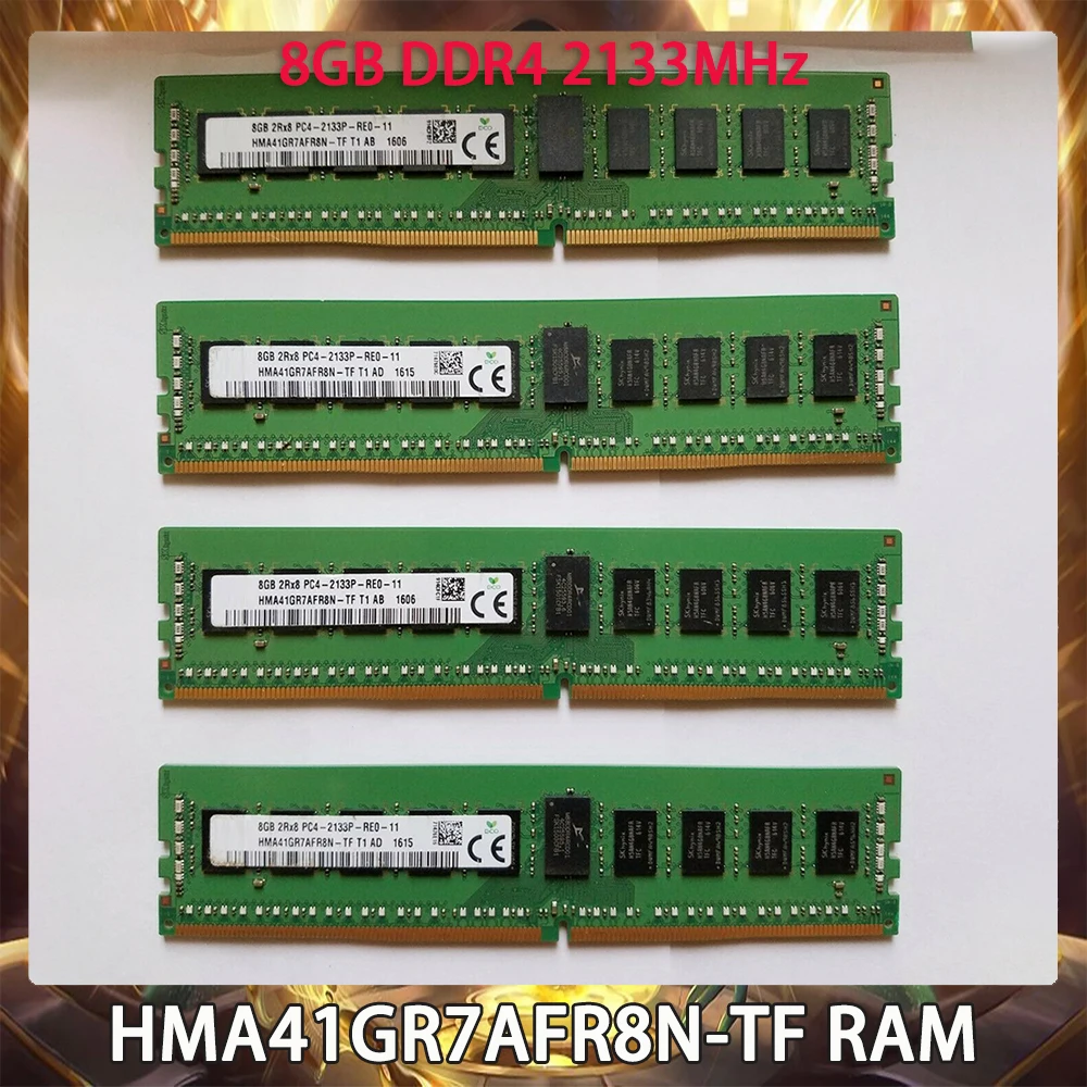 Для SK Hynix RAM 8 ГБ DDR4 2133 МГц HMA41GR7AFR8N-TF 2RX8 PC4-2133P-RE0 серверная память