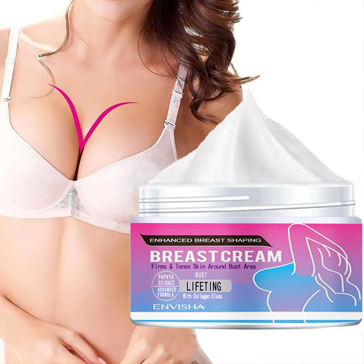 

TRSTAY Breast Enhancement Cream, Making Our Breasts And Buttocks Bigger, Body Cream, Creating A Perfect Hourglass Figure