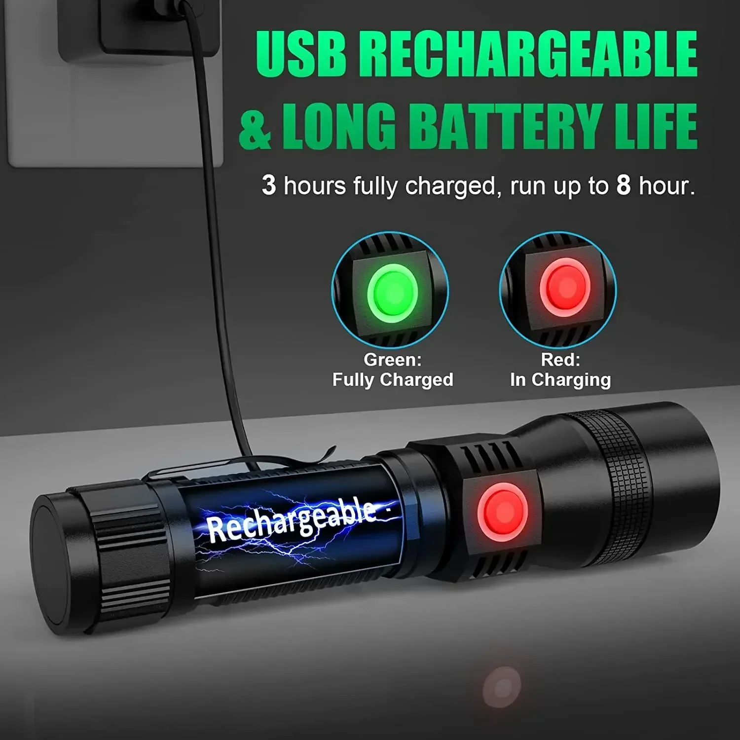 LED Flashlights 3 in 1 Rechargeable UV Flashlight Black Light for Pet Urine Detection High lumens LED Flashlight New