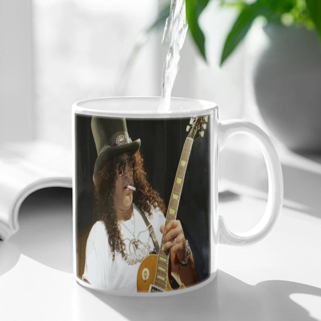 Vintage Rock Music Band G-Guns N Roses Free shipping Ceramic Cup Coffee Oatmeal Breakfast Cup Creative Personality Mug