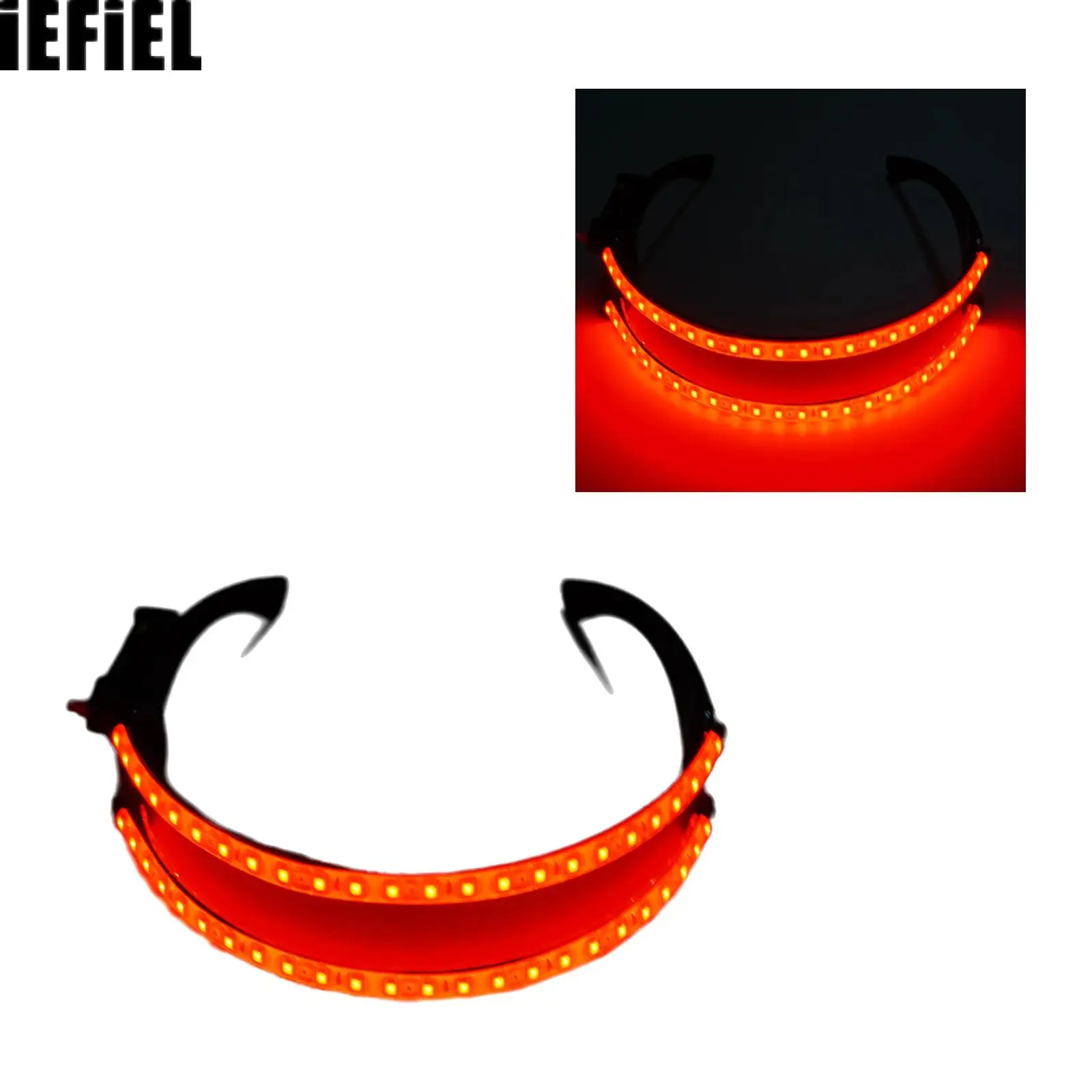 نظارات بإضاءة LED للجنسين، نظارات إبداعية، نظارات حفلات مضحكة للنوادي الليلية، عروض DJ للرقص في الملهى الليلي