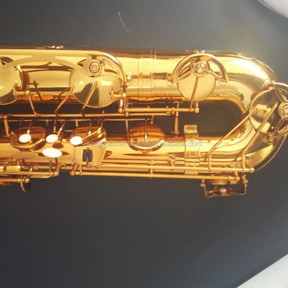 Saxofón Barítono Café Oro Modelo Profesional