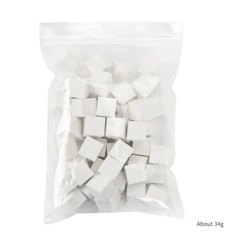 Mini vierkante nail art spons met 4 klauwen nagelspons metalen grijperset multifunctionele blozen gradiënt sponzen schoonheid manicure gereedschap