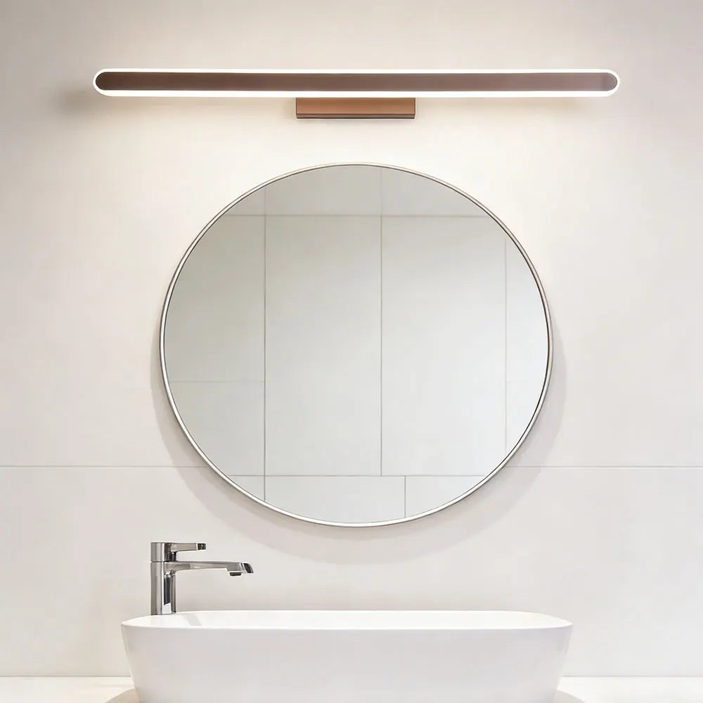 Applique murale LED étanche IP44 moderne – Luminaire de miroir de salle de bain pour toilettes, toilettes ou décoration intérieure