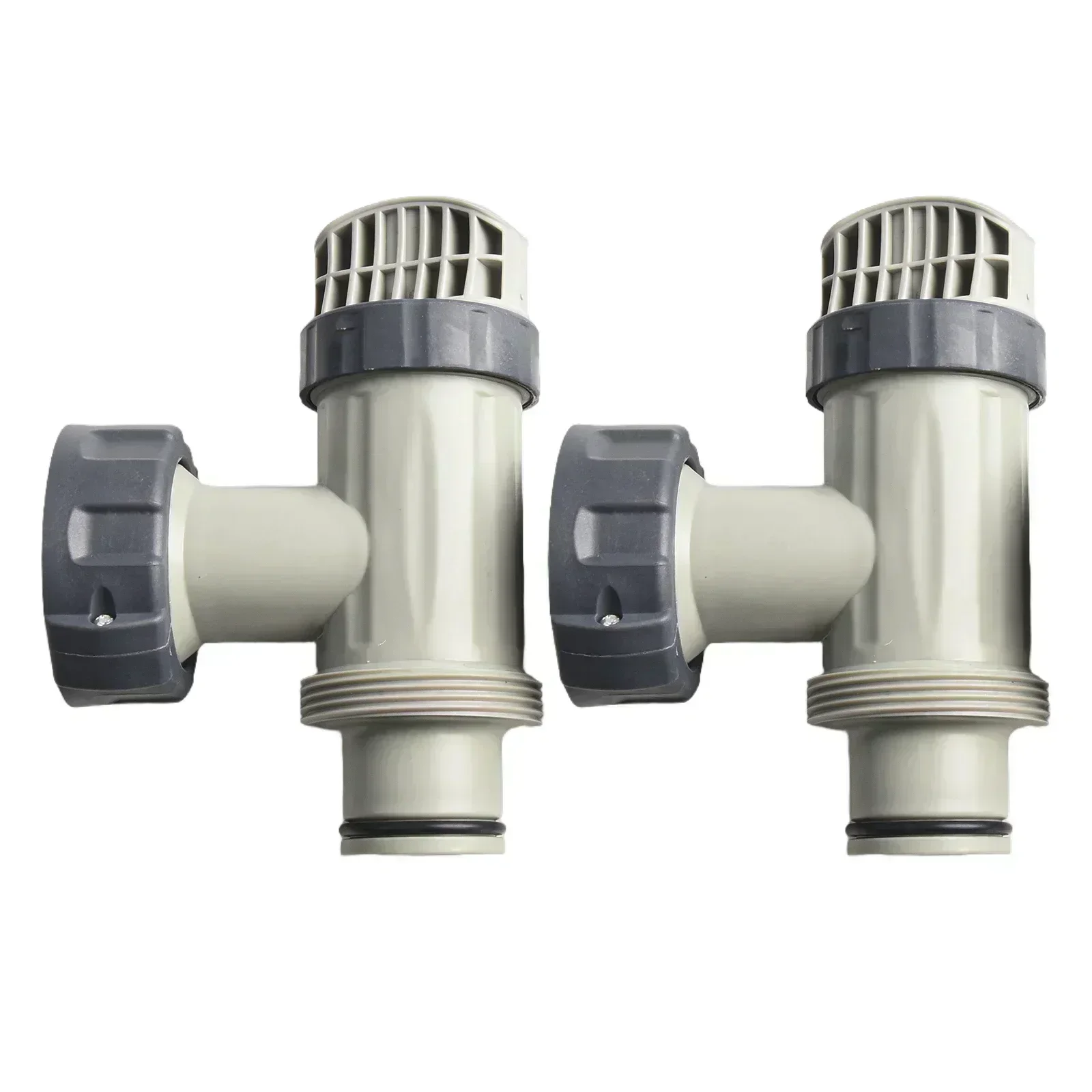 Set Of 2 For Intex 10747 Large Pool Plunger Valve Assembly For Filter Pumps With Hose O Rings And Step Washers