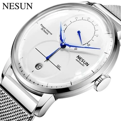 Switzerland Nesun For Men Watch Automatic Mechanical Wristwatch New Date Energy Display Luminous Waterproof Relojes Hombre 2023