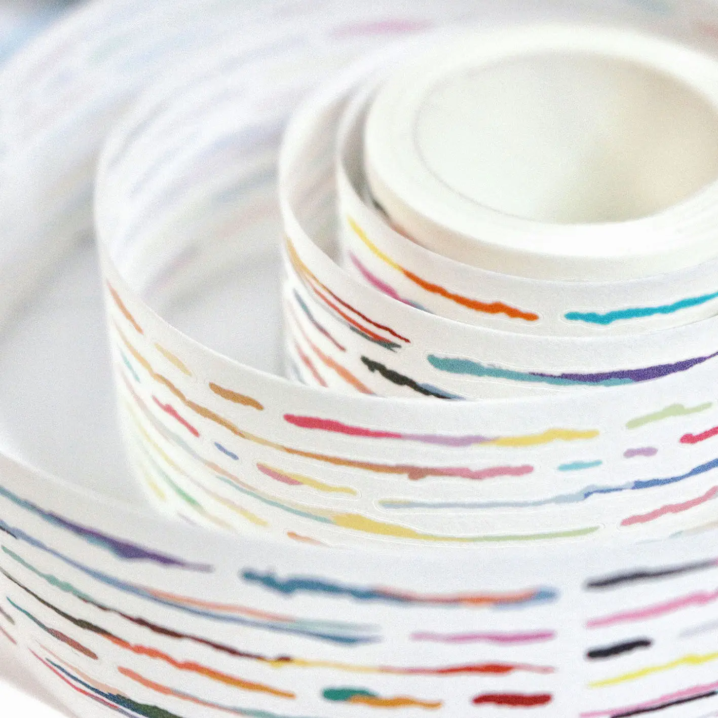 Washi Tape Salt Series - Reusable Decorative Tape for Journal Collage & Scrapbook
