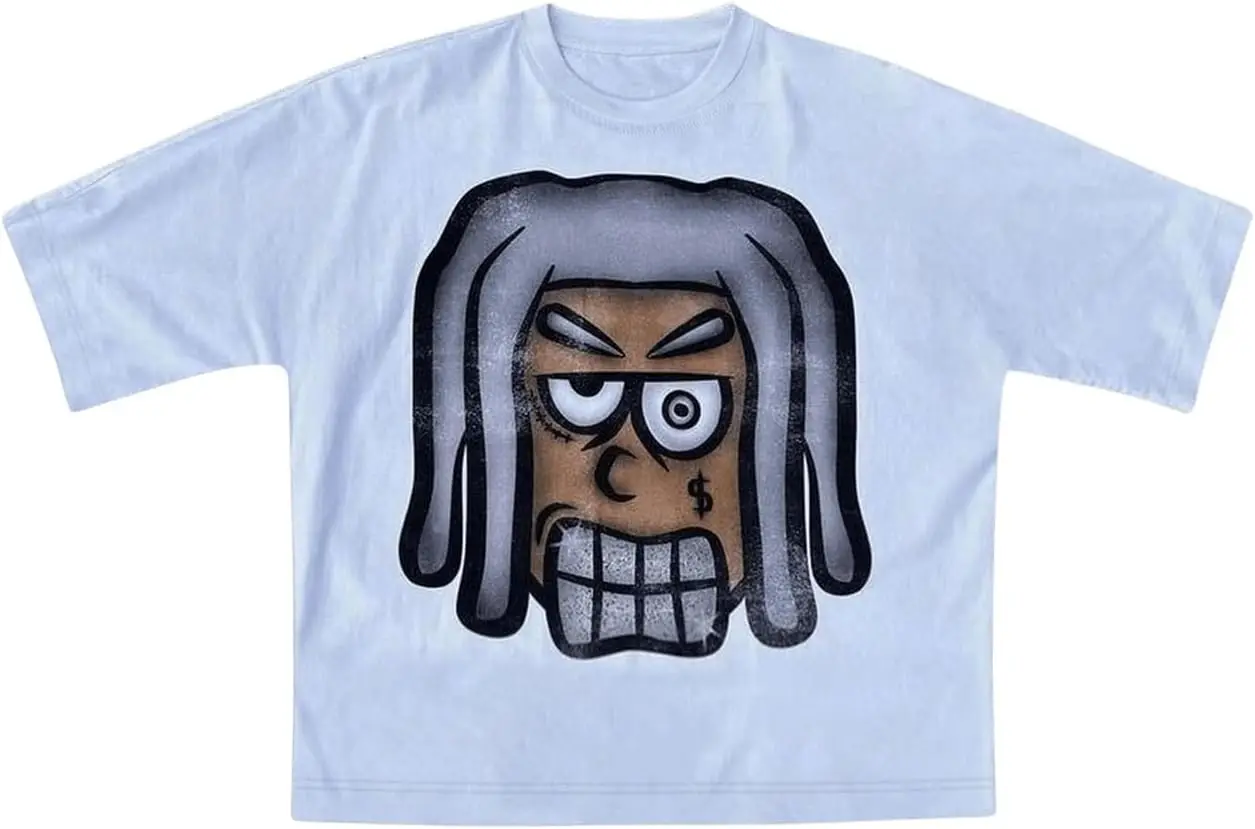 Men's Y2K Cartoon Graphic Designer T Shirts