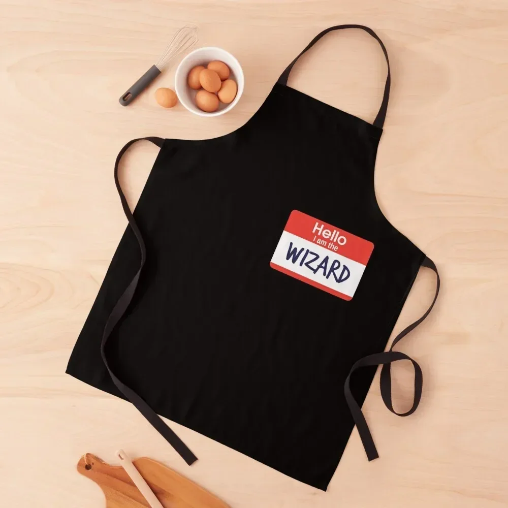 

Hello I am the Wizard Apron For Home Accessories kitchen item with personal logo Apron