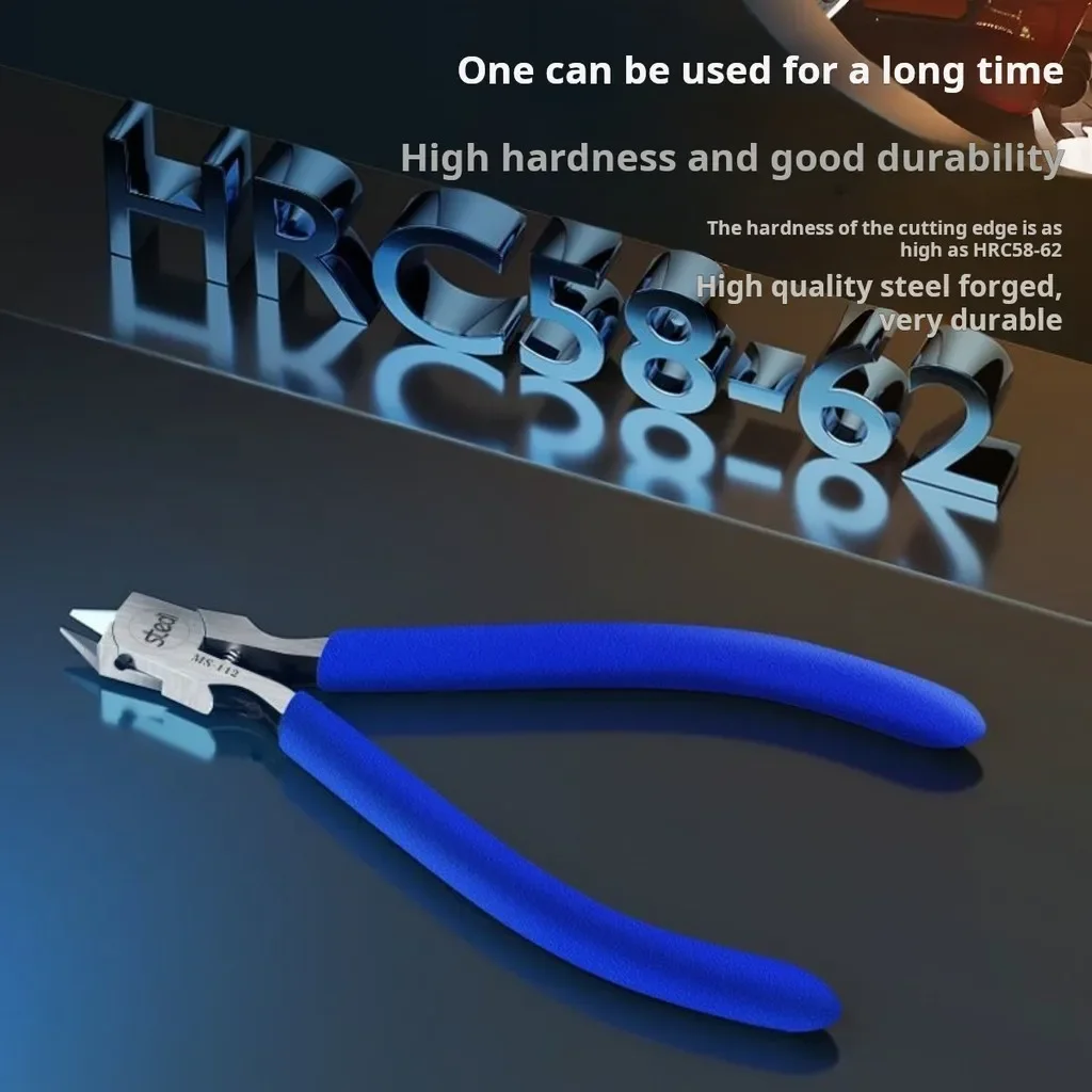 Stedi MS-112 Double Blade Flush Cutting Nipper Scissors Pliers Plastic Miniature Model Parts Cutting DIY Hobby Hand Tool