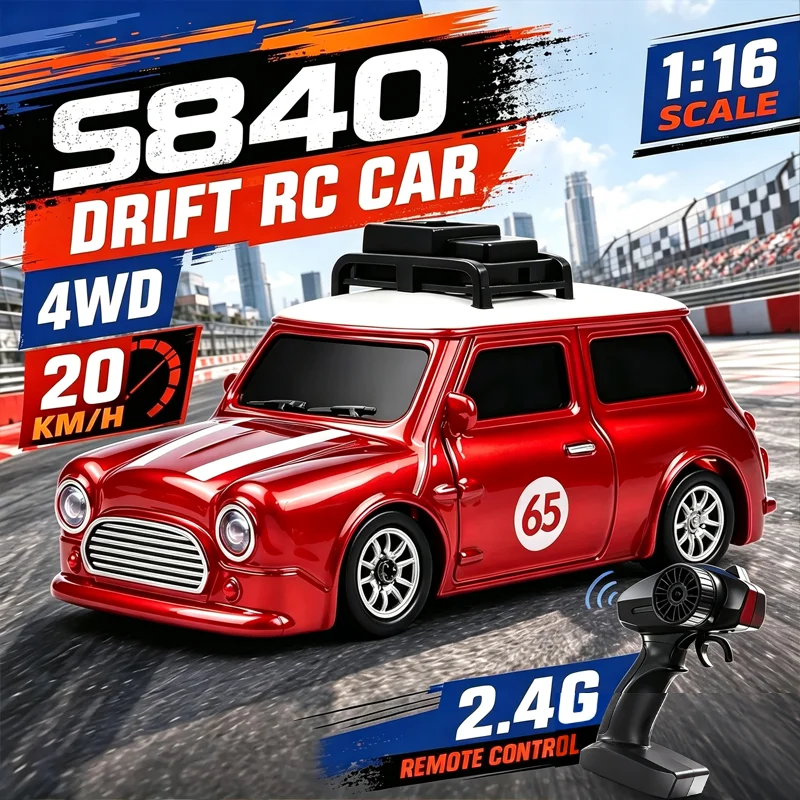 NEW Pro 4WD RC Racing Car High Speed Drift Truck And Classic Mini Racer 2.4GHz All Direction Control For Hobbyists And Beginners