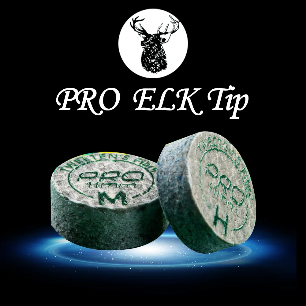 Ronnie O'Sullivan  ELK-PRO Tips Professional Pool Cue Tips Billiards Accessories Several Options Moistureproof Optimal Tips