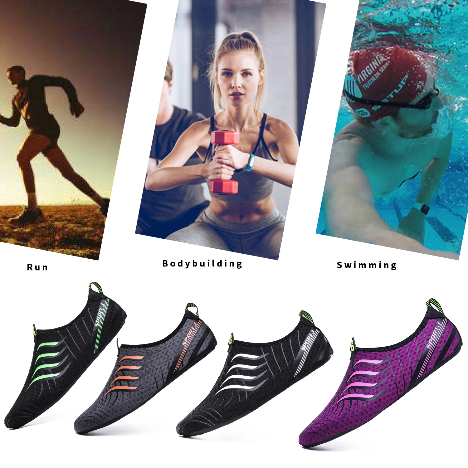 Unisex buty na plażę szybkie suche antypoślizgowe skarpety nurkowe basen Surfing Snorkeling skarpety płetwy do pływania płetwy wodne buty sportowe