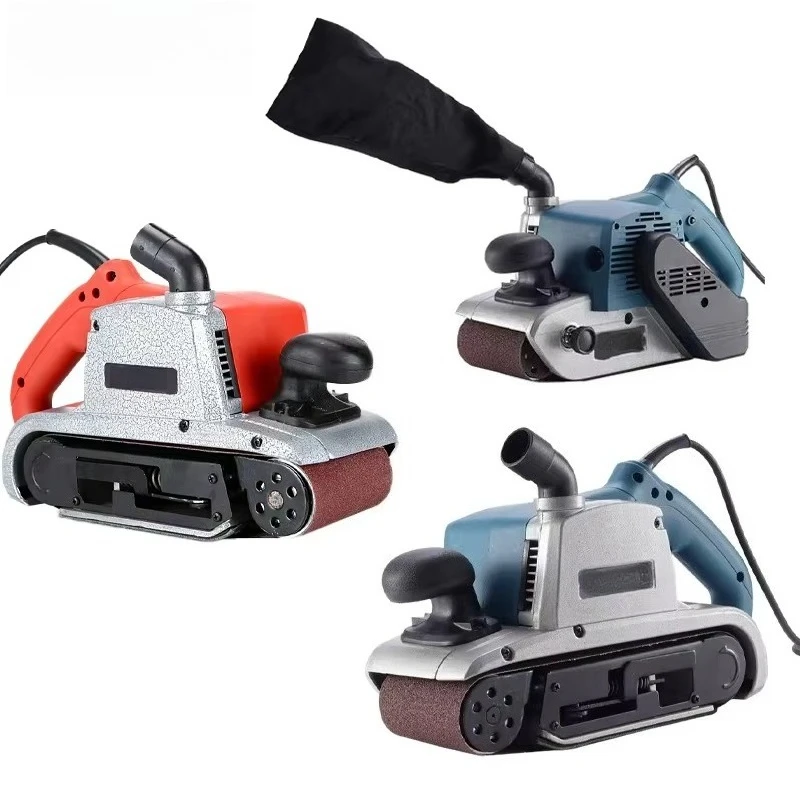 

Электрическая шлифовальная машина 610*100 мм, 1200 Вт, для самостоятельной обработки, портативный инструмент для полировки абразивной лентой, для нержавеющей стали и дерева