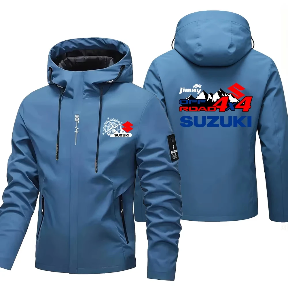 Suzuki Jimny 2026 Off-Road Vehicle Men's Windproof Water-Resistant Sports Racing Jacket Outdoor Stylish Gear for Adventurers