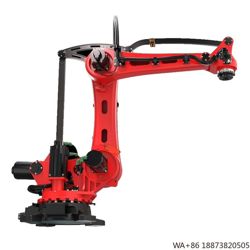 روبوت عالي الجودة BRTIRPZ3013A صناعي 130 كجم حمولة دخول 3020 مم يصل إلى المحرك PLC يتم تطبيق خصيصًا على البليت. #3