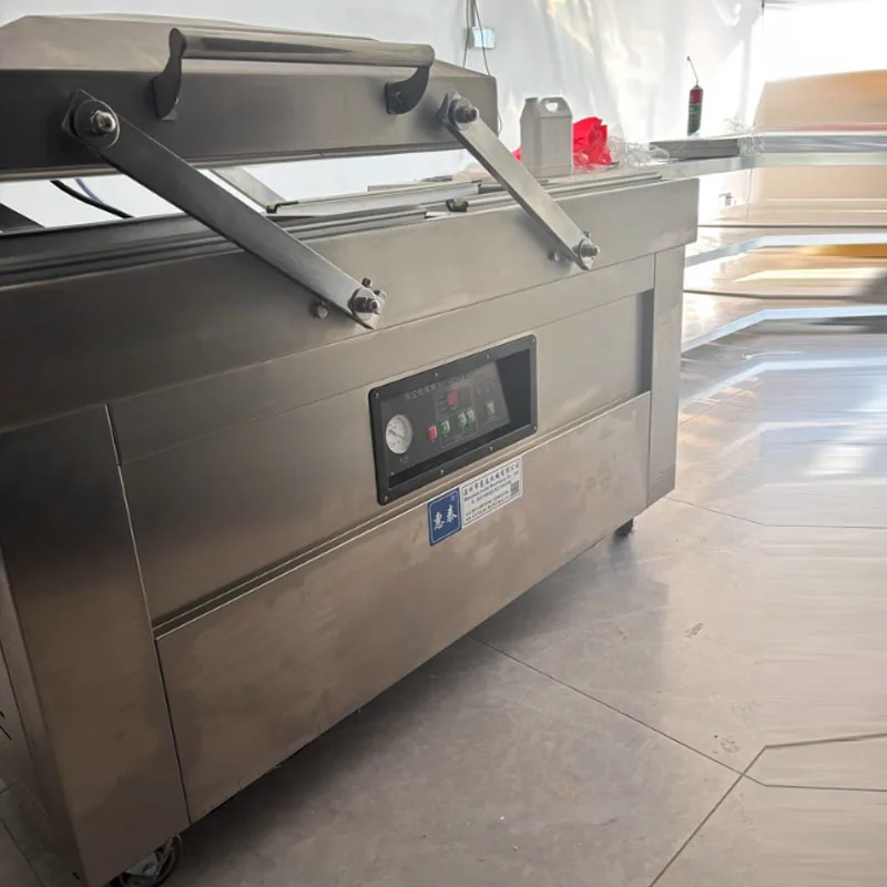 Double Chamber Vacuum Packaging Machine Commercial Large-Scale Fully Automatic Vacuum Sealing Machine