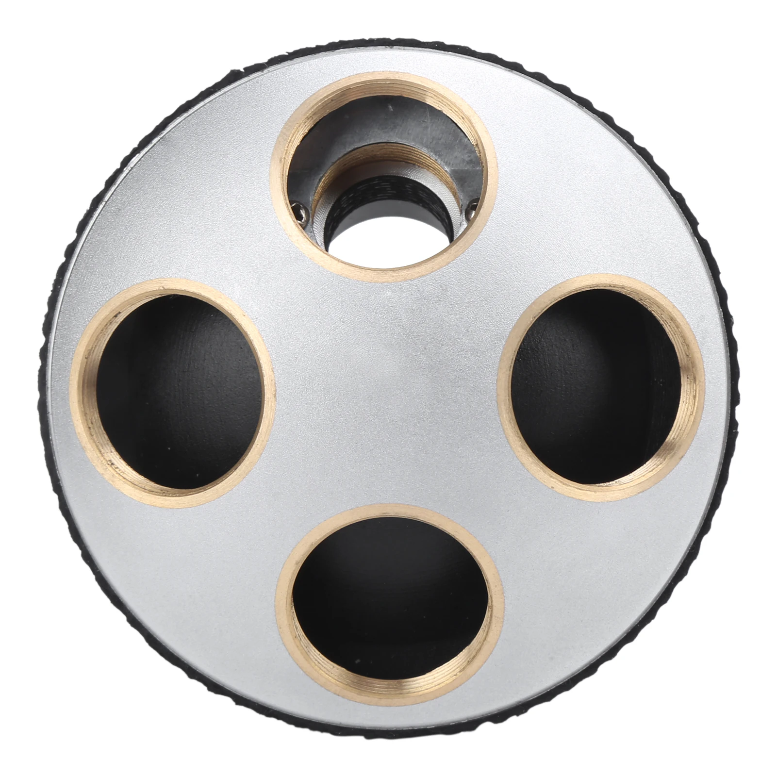 مجهر محول ذو 4 فتحات عدسة موضوعية محول عدسة الأنف الدوار مع واجهة RMS مجهر الأنف الدوار