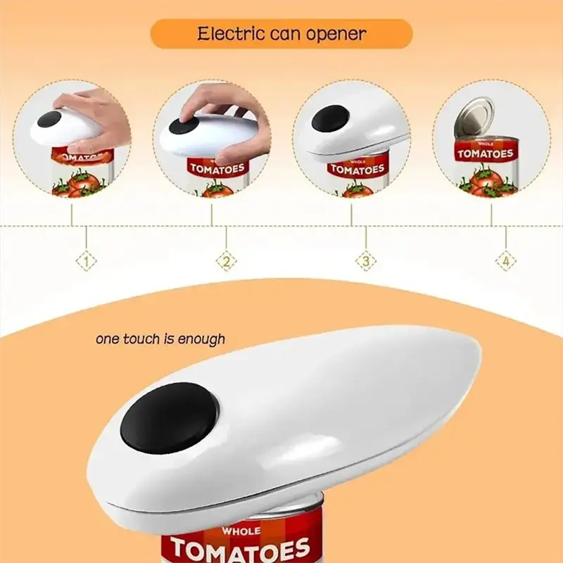A20F-Electric Can Opener - Automatic Can Opening Machine, One-Touch Operation, Leaves No Edges - Kitchen Gadget