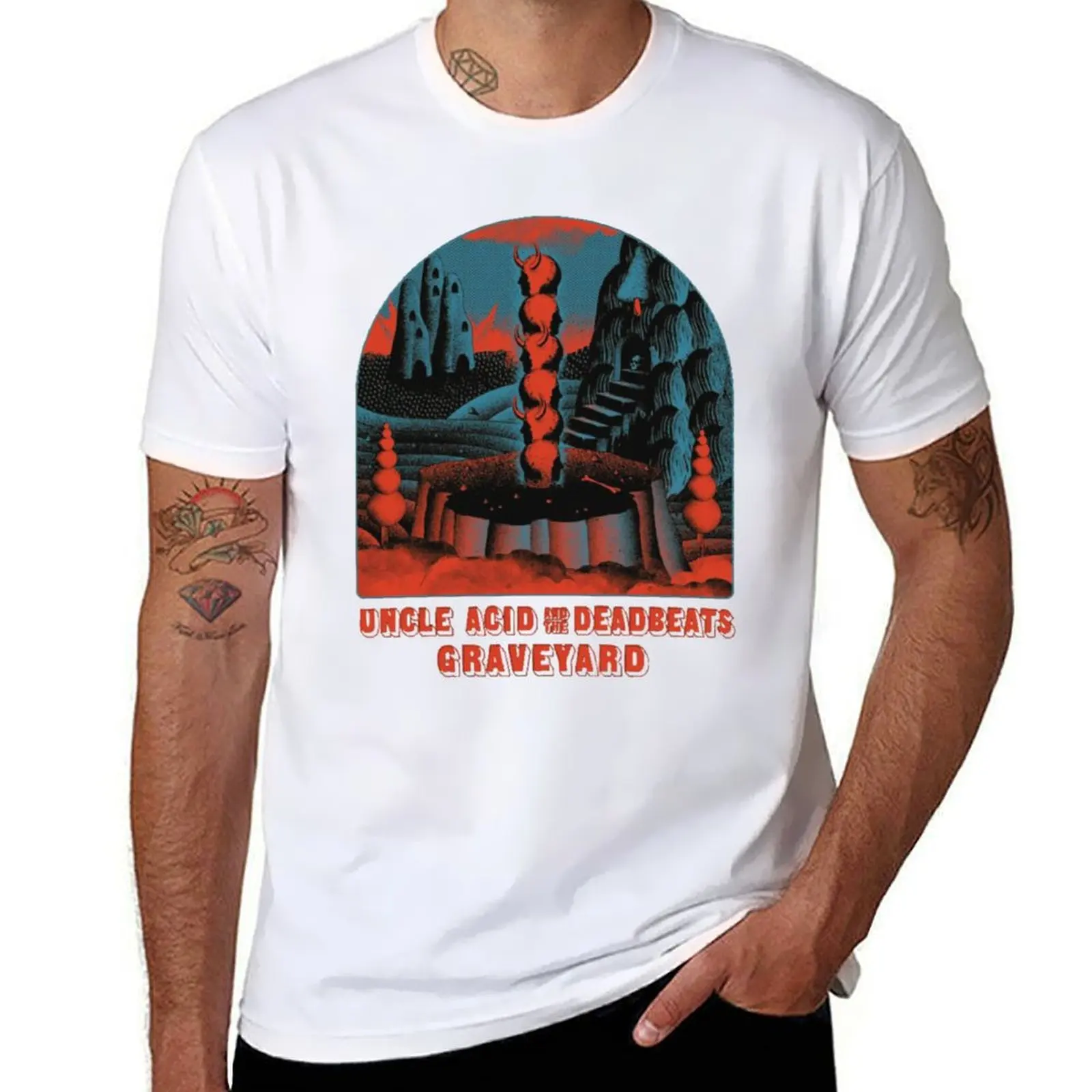 

UNCLE ACID _amp_ THE DEADBEATS T-Shirt cotton t shirts high quality man t shirts for men T-Shirt