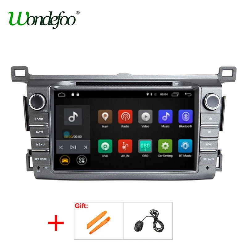 For Toyota RAV4 2013 2014 2015 2 din android Car Radio Multimedia Player screen auto stereo navigation GPS audio Head Unit IPS