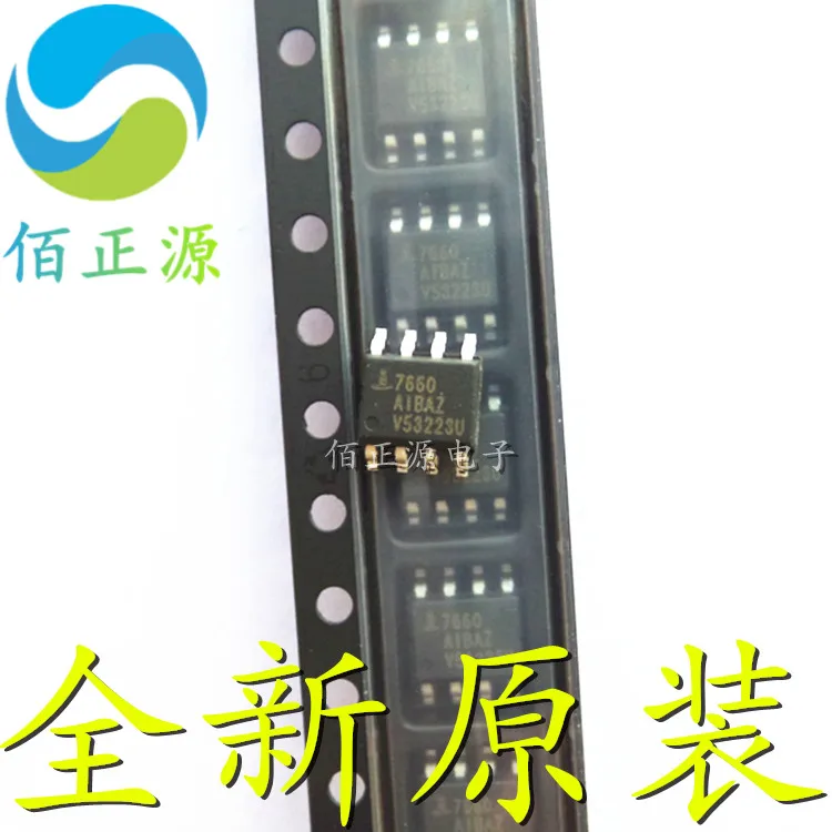 Chip convertidor de voltaje ICL7660 SMD SOP8 CMOS, 10 piezas, original, nuevo, ICL7660AIBAZA-T