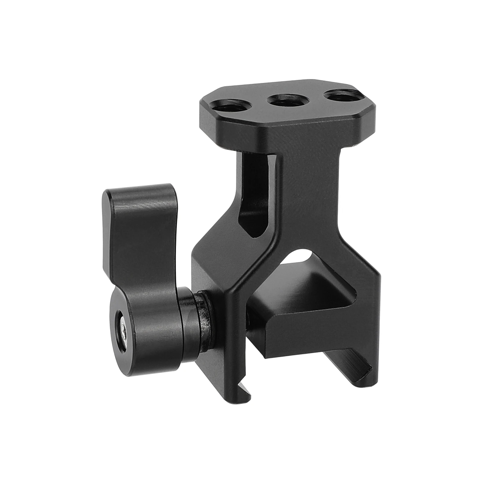 HDRIG NATO Clamp Extension Arm Quick Release Accesory Mounting With 1/4inch Thread or ARRI Rosette Adapter For Handgrip Cage Rig