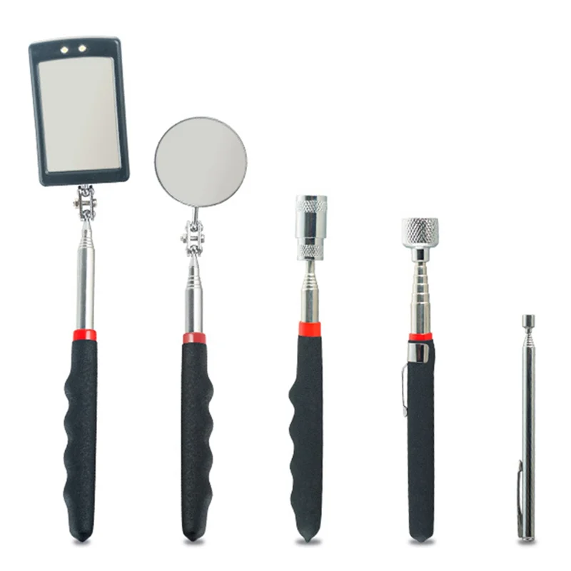 

Premium 5Pcs Mechanical Repair Tools Repair Tools Set Adjustable Automotive Mechanical Telescopic Detection Lens
