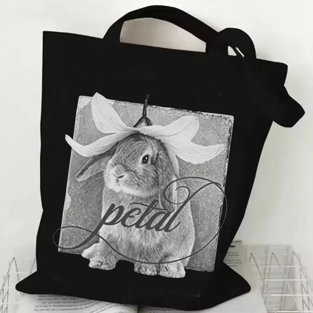 Ariana-Grande Petal Canvas Bag Shopping Tote Bag for Fans Gift  Women Girls Casual Canvas Bag Shopping Canvas Tote Bag