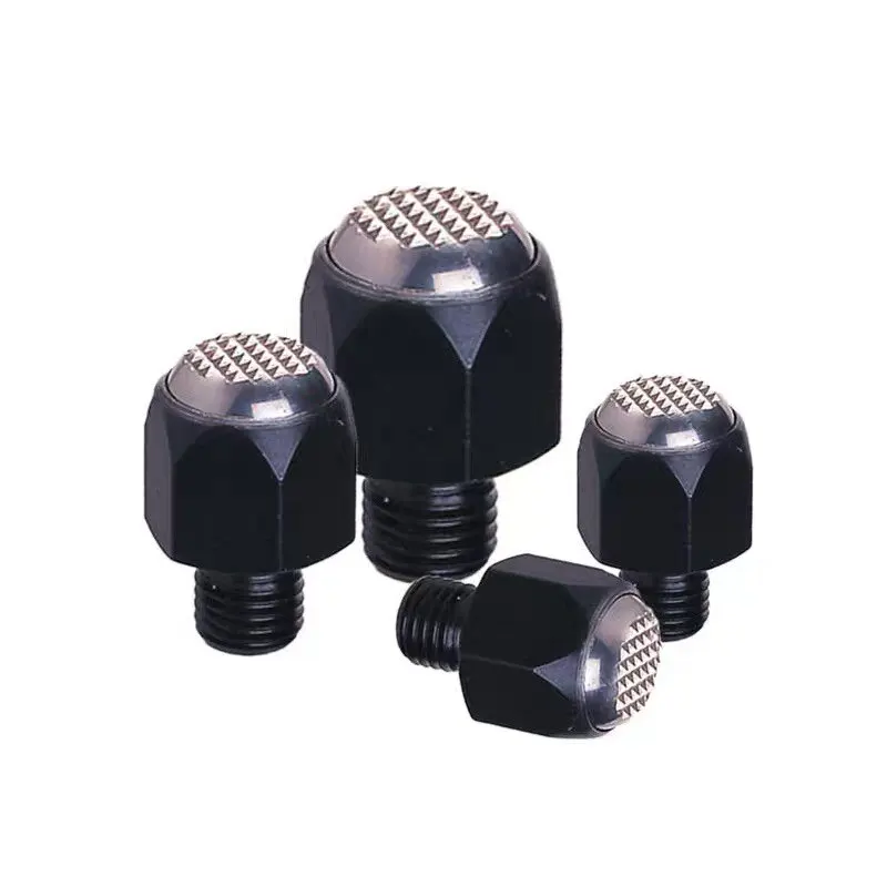 Flat tooth surface dynamic steel ball screw fixture positioning outer hexagon screw short