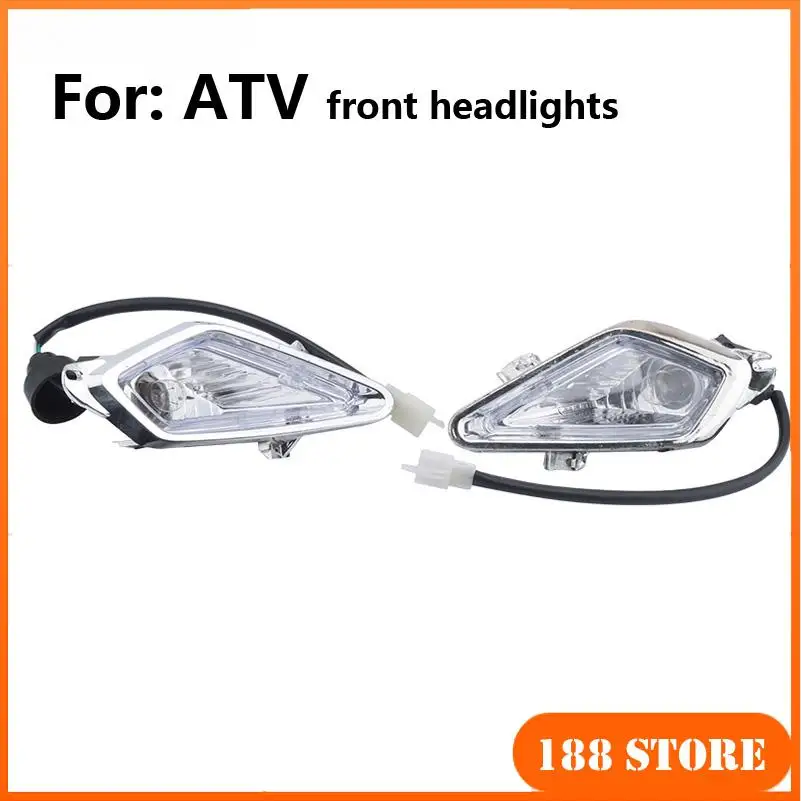 1Pair/2pcs Front Light of Jinling Actionbikes Nirtro 50cc 70cc 110cc 125cc Kids Mini ATV Quad Bike JLA-07-06 S-12 S-14 Parts