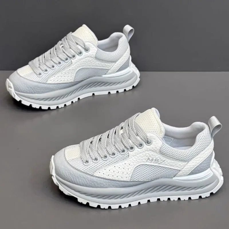 

2026 New Designer Mens Mesh Chunky Sneakers Breathable Thick Sole Casual Running Shoes Sport Athletic Trainers Кроссовки Мужские