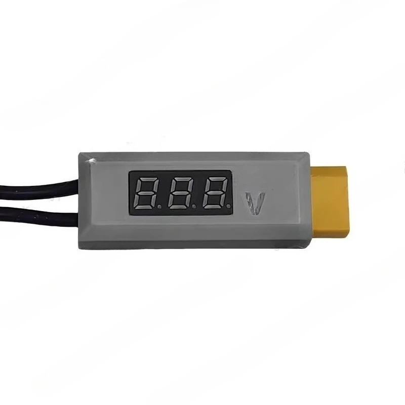 1PCS RC Model Battery Voltage Monitor 0V-40V Voltage Measurement Range Operating within 30A w XT60 Female Plug Connection Cable