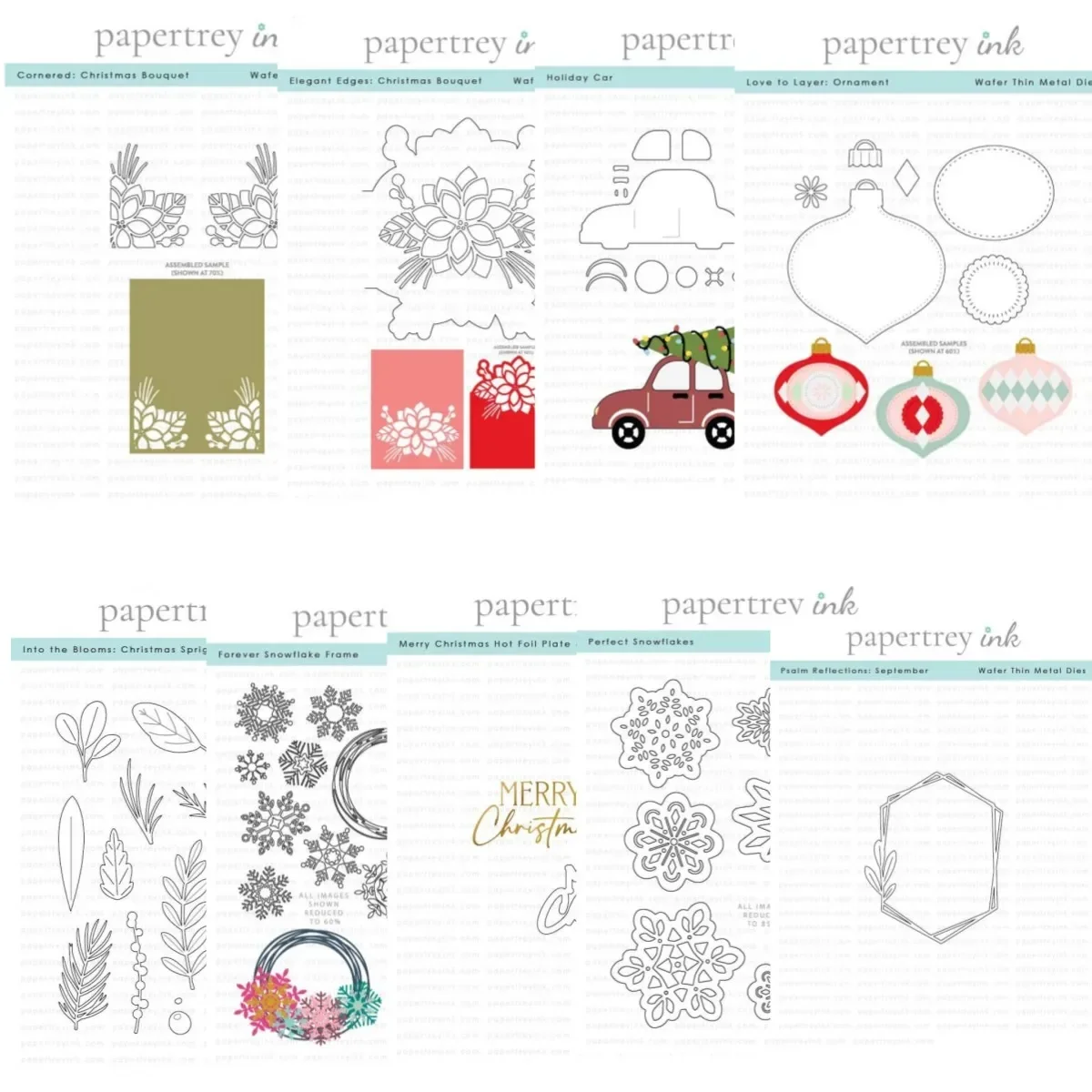 

Christmas Bouquet Metal Cutting Dies Scrapbooking Photo Album Decorative Embossing DIY Handmade Paper Cards Crafts New