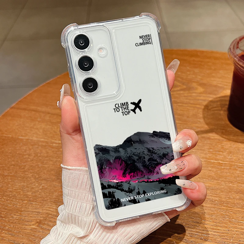 World Travel Map Phone Case For Samsung Galaxy S25 S23 S24 S22 Ultra Plus Shockproof Soft Cover For Galaxy S24+ S23+ S25+ Shell