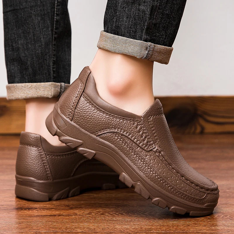 Kochschuhe für Herren, wasserdicht und ölbeständig, Küchenarbeitsschuhe, ultraleichte, rutschfeste EVA-Freizeitschuhe mit weicher Sohle für Herren, Gartenschuhe – Detail 13