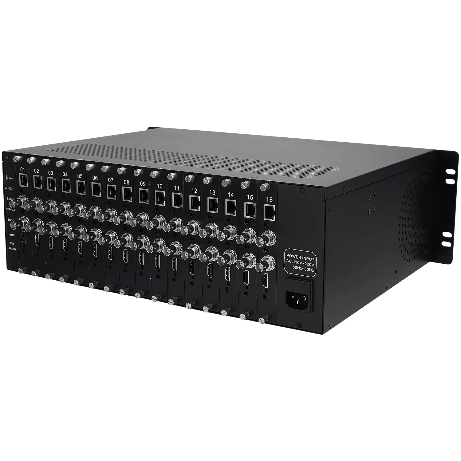 Encoder HDMI CVBS IPTV 16 canali HD SD Video Encoder H.264 Trasmettitore encoder streaming live